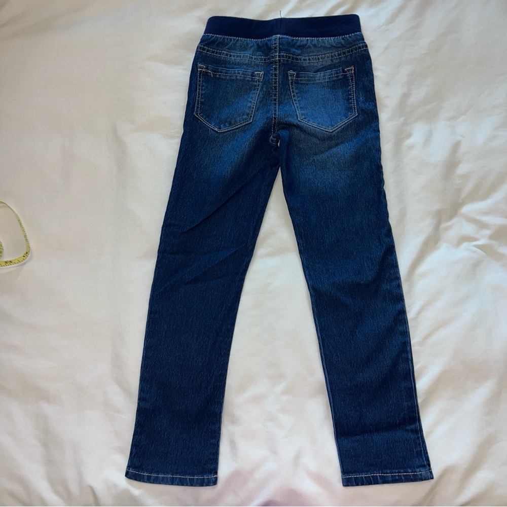 Cherokee Dark‎ Blue Jeggings Girls Size 5T - Picture 4 of 11